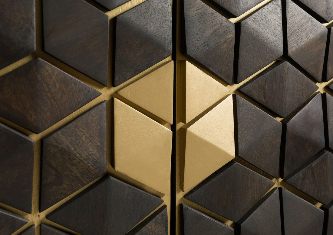 Solid Diamond Wooden Cupboard Unit - Image 4