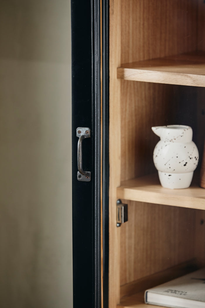 Solid Wood Glass Cupboard Display Unit - Image 4