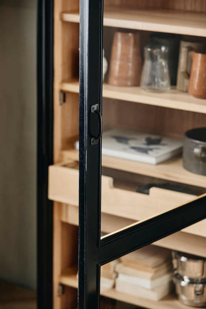 Solid Wood Glass Cupboard Display Unit - Image 6