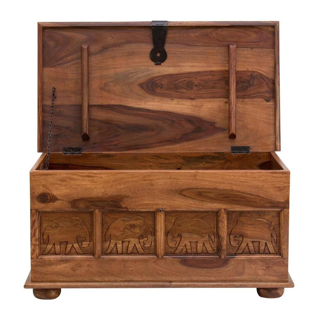 Solid Wood Coffee Table Trunk - Image 4