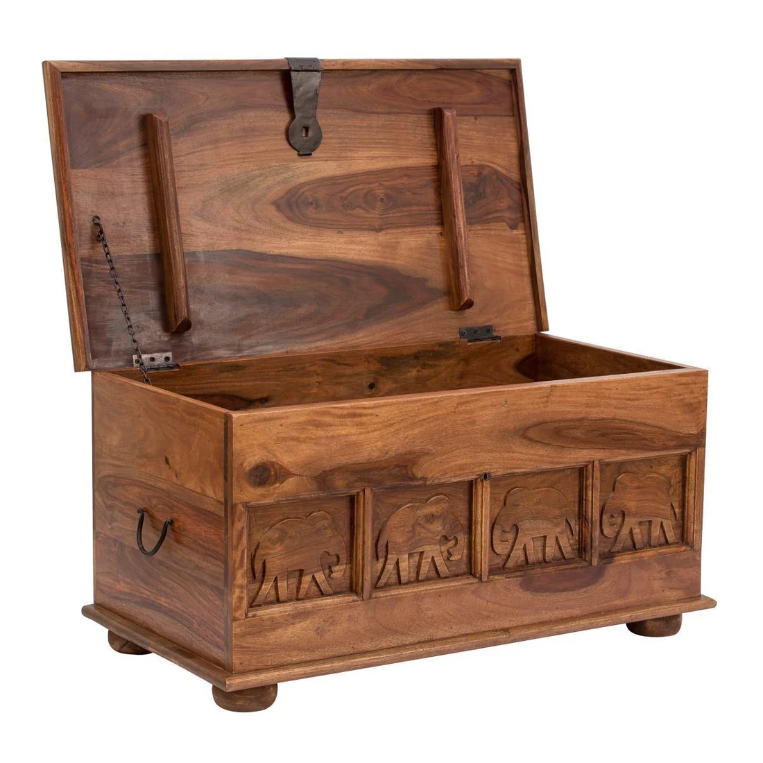 Solid Wood Coffee Table Trunk - Image 5