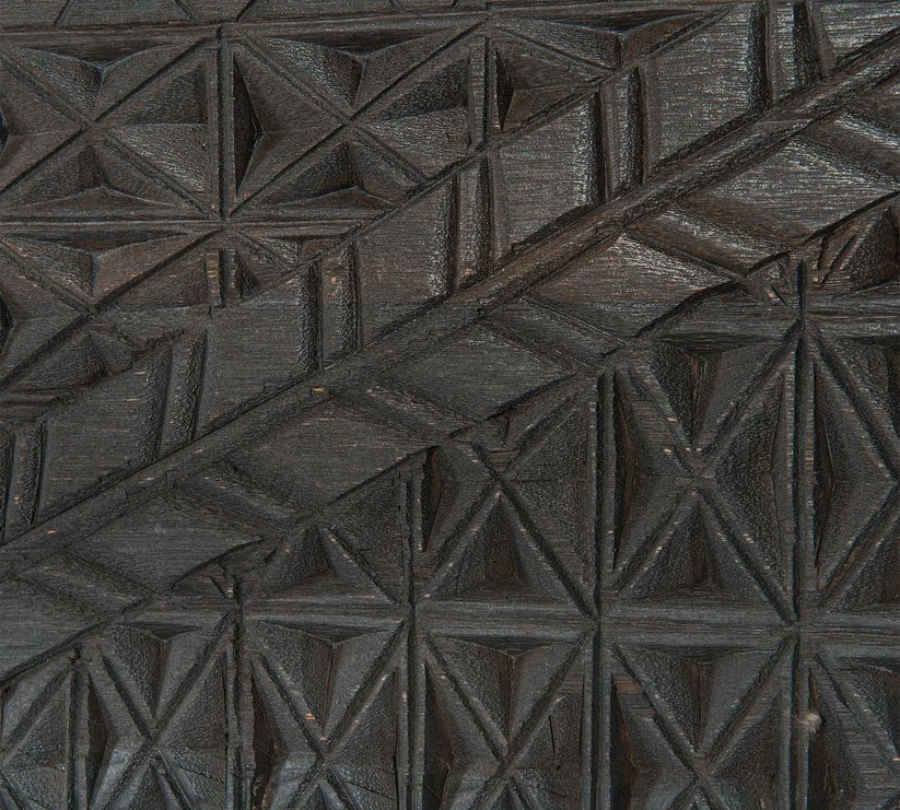 Wooden Solid Black Storage Trunk - Image 6