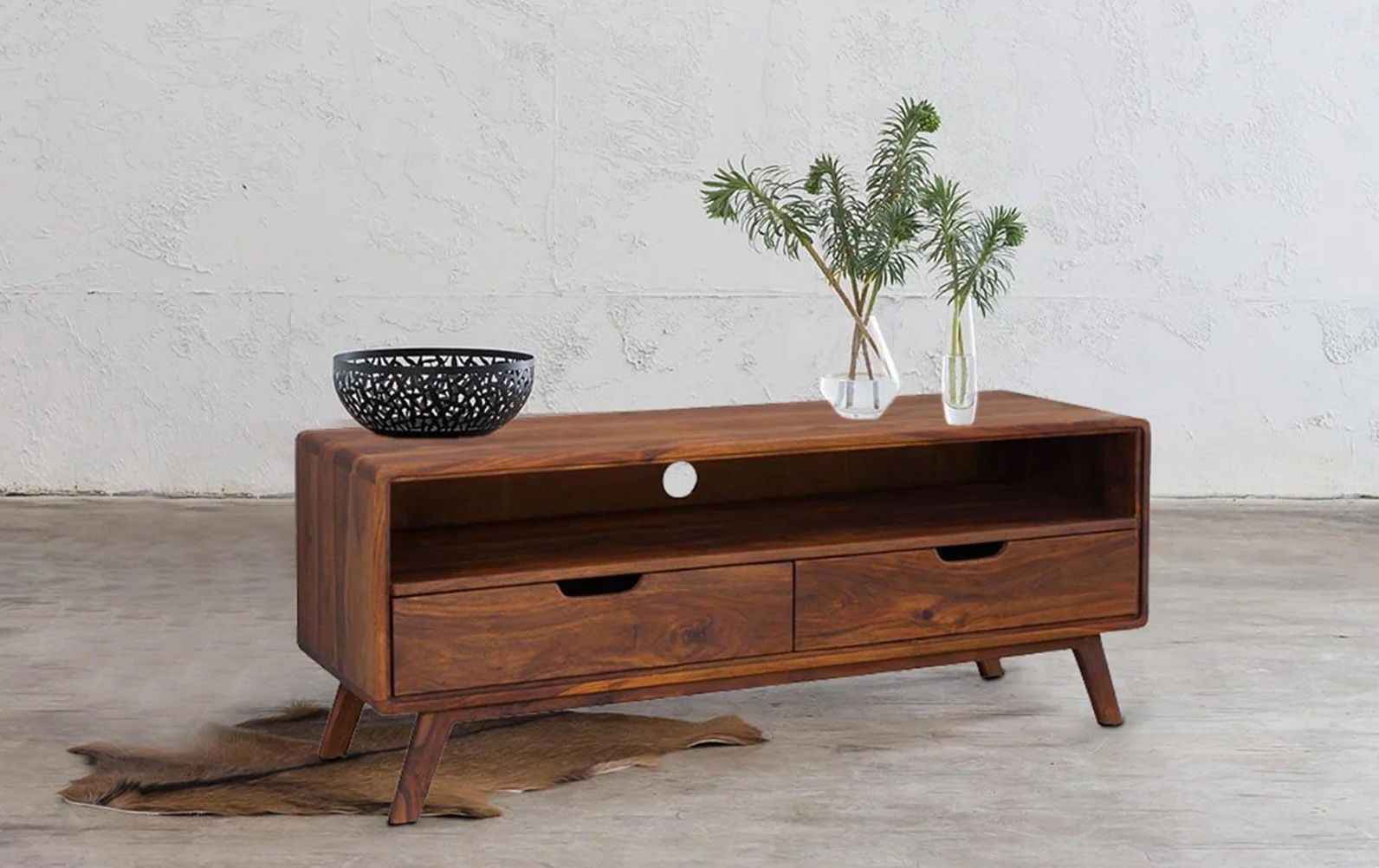 Designer Wooden TV Unit Cabinet