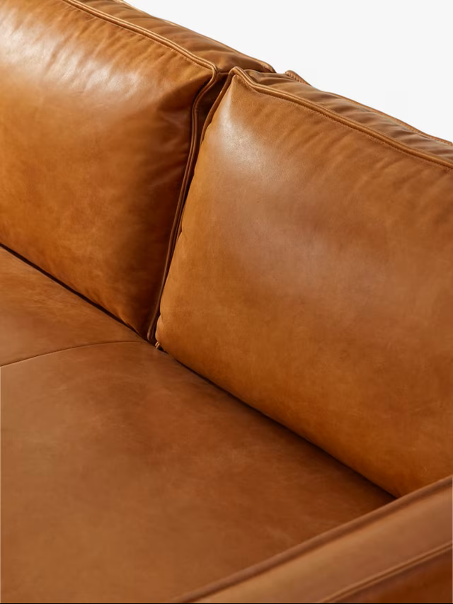 Comfywood Milano Brown Leather Sofa - Image 6