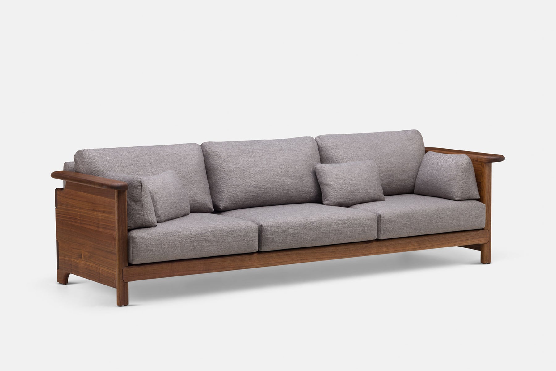 Comfywood Verona Upholstery Wooden Frame 3 Seater Sofa - Image 5