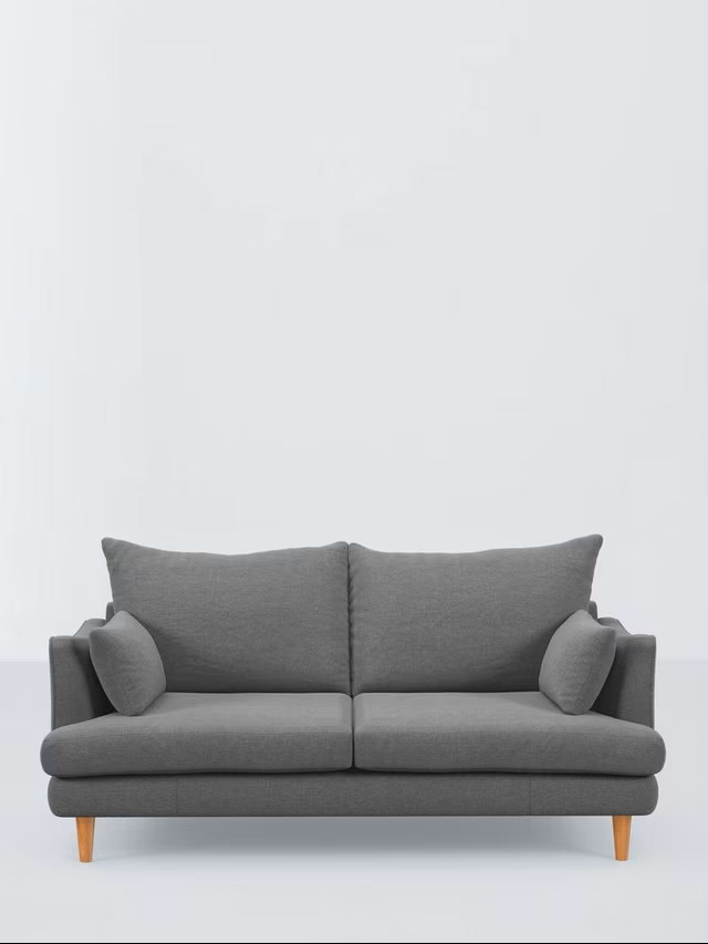 Comfywood Oslo Gray Upholstery 2 Seater Sofa