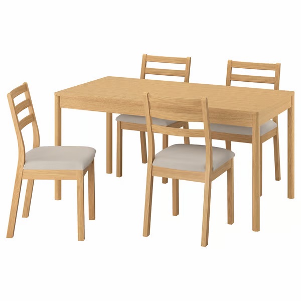 Comfywood Nordic 4 Seater Dining Set - Image 3