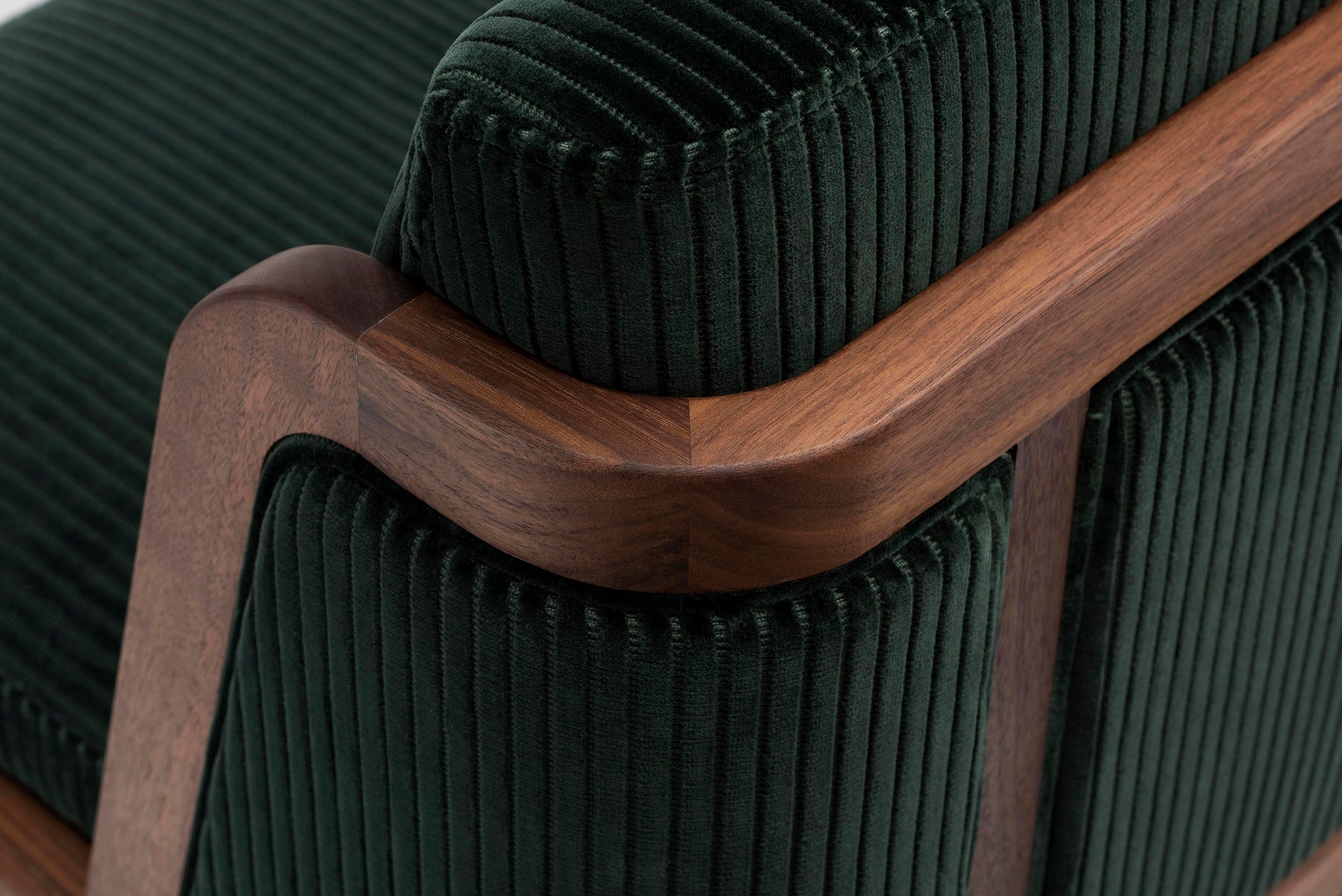 Comfywood Olive Solid Wood Upholstery Bar Chair - Image 6