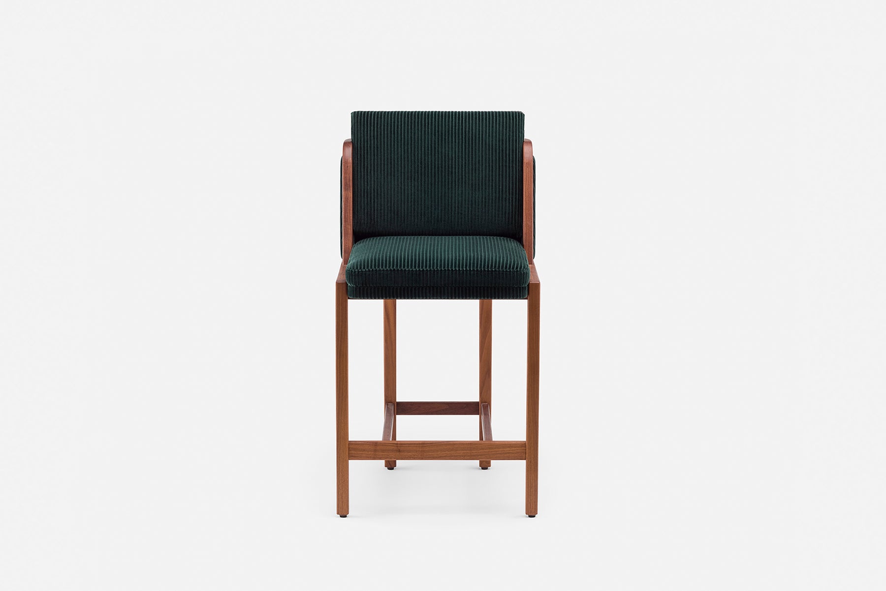 Comfywood Olive Solid Wood Upholstery Bar Chair - Image 2