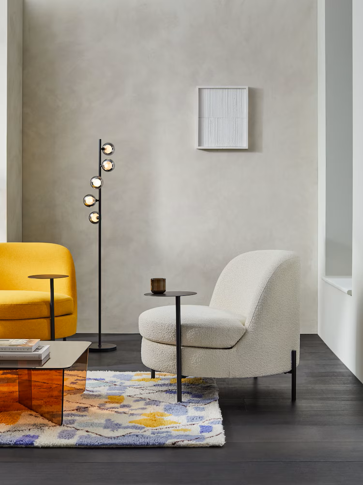 Comfywood Luxury White Accent Chair