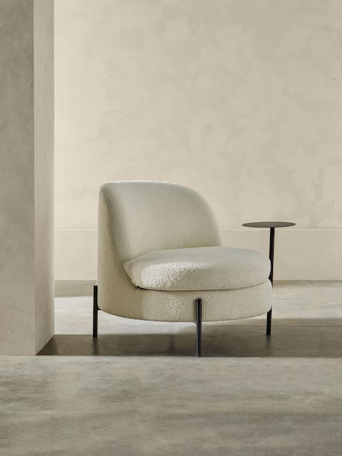 Comfywood Luxury White Accent Chair - Image 2