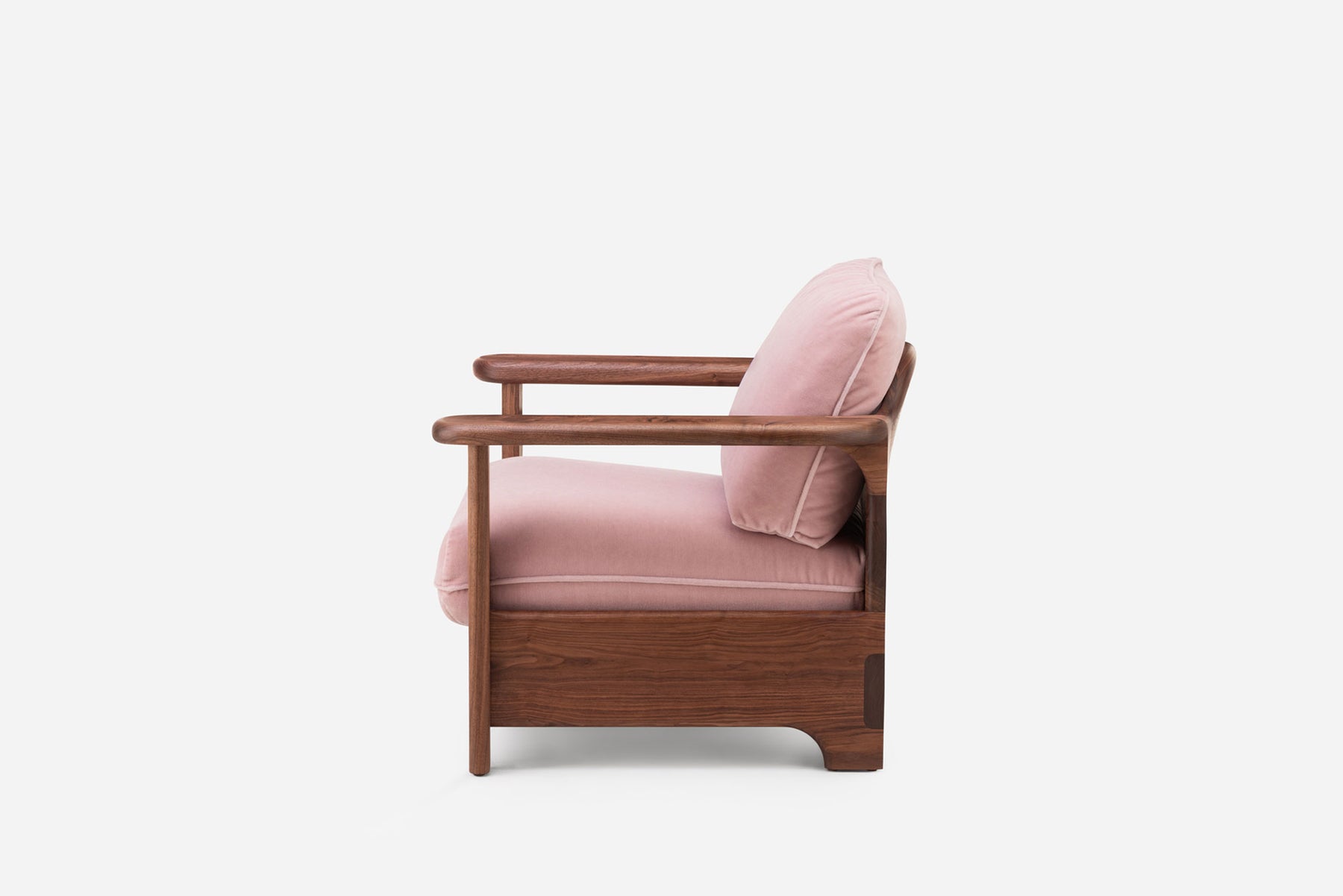 Comfywood Walnut Lounge Armchair - Image 5