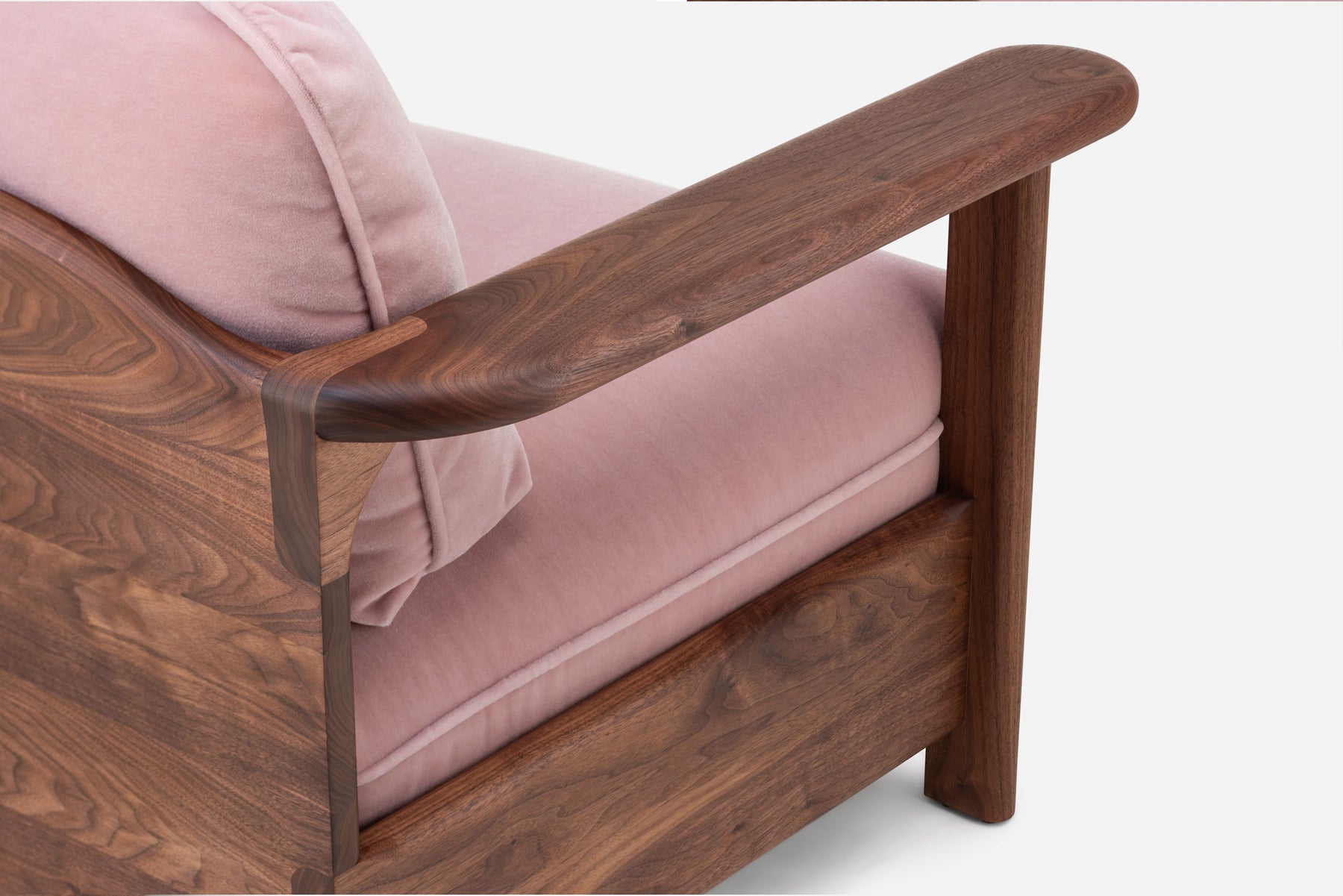 Comfywood Walnut Lounge Armchair - Image 6