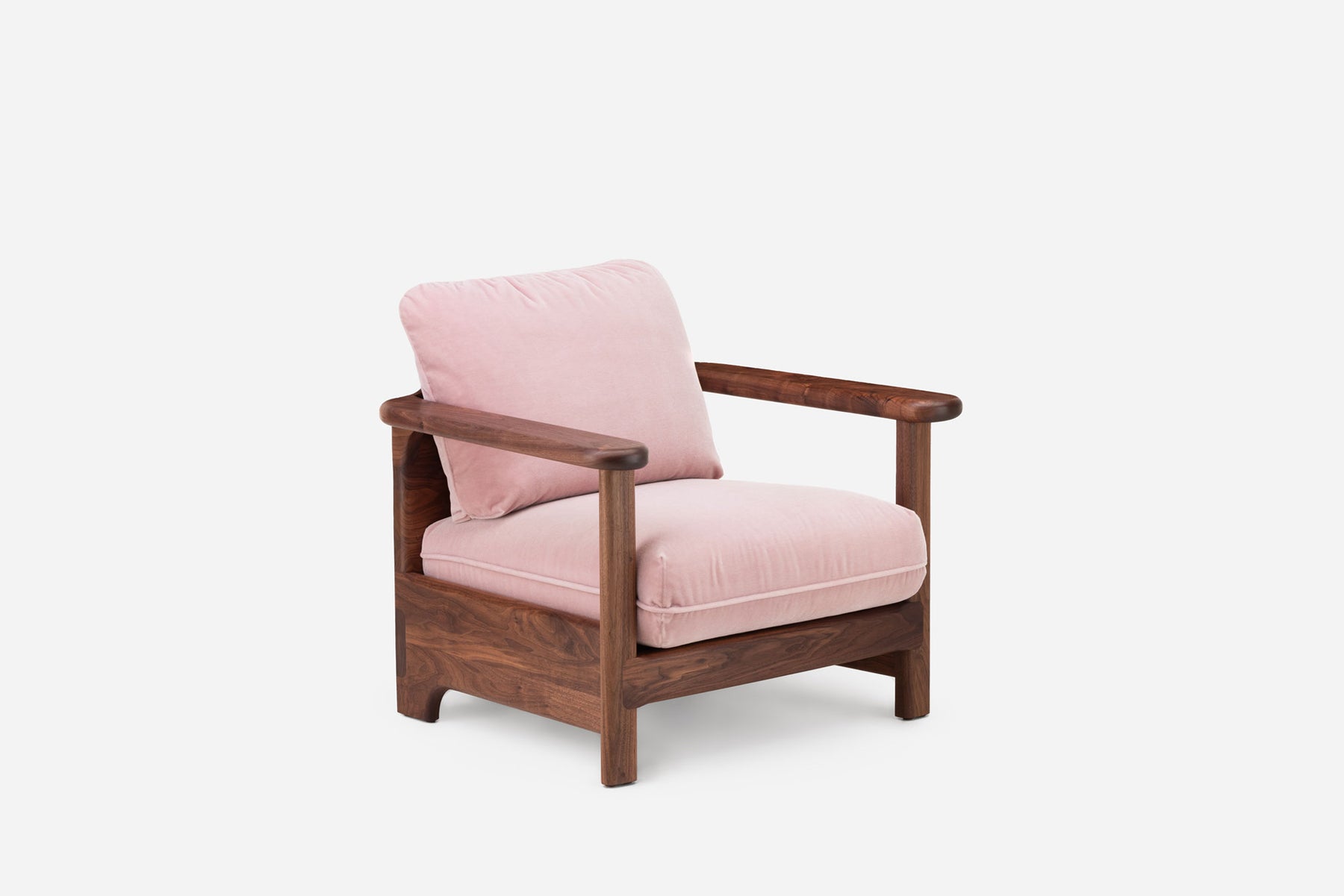 Comfywood Walnut Lounge Armchair - Image 2