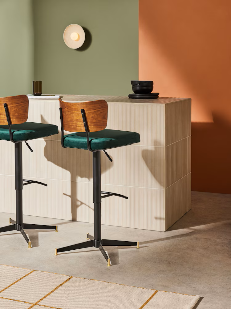 Comfywood Modern Dual Shade Bar Chair - Image 2